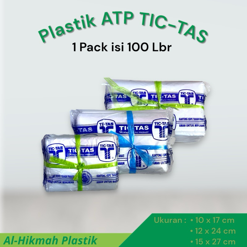 Plastik HD Tic Tas Tahan Panas Uk. 10x17 / 12x24 / 15x27