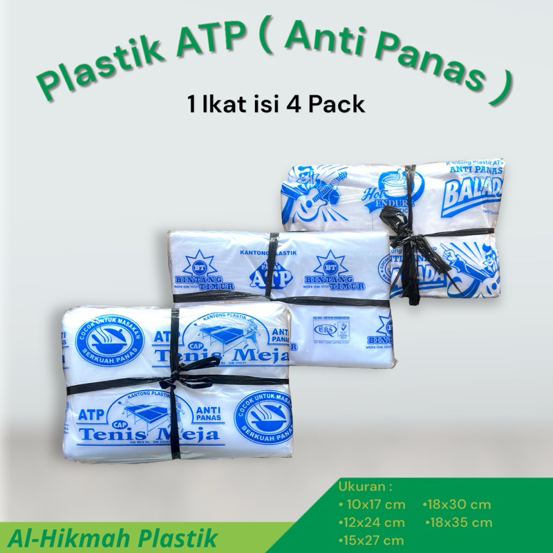 [ Ecer ] Plastik ATP Tenis Meja , Balada , Bintang Timur Uk. 10x17 , 12x24 , 15 x 27 , 18 x 30