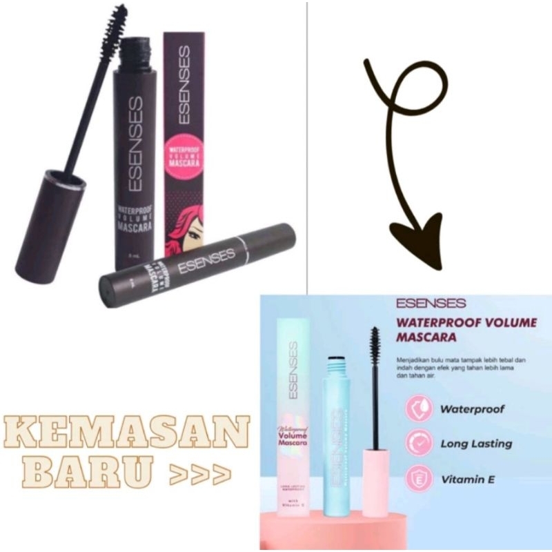 ESENSES mascara waterproof - Mascara Esenses -  waterproof volume