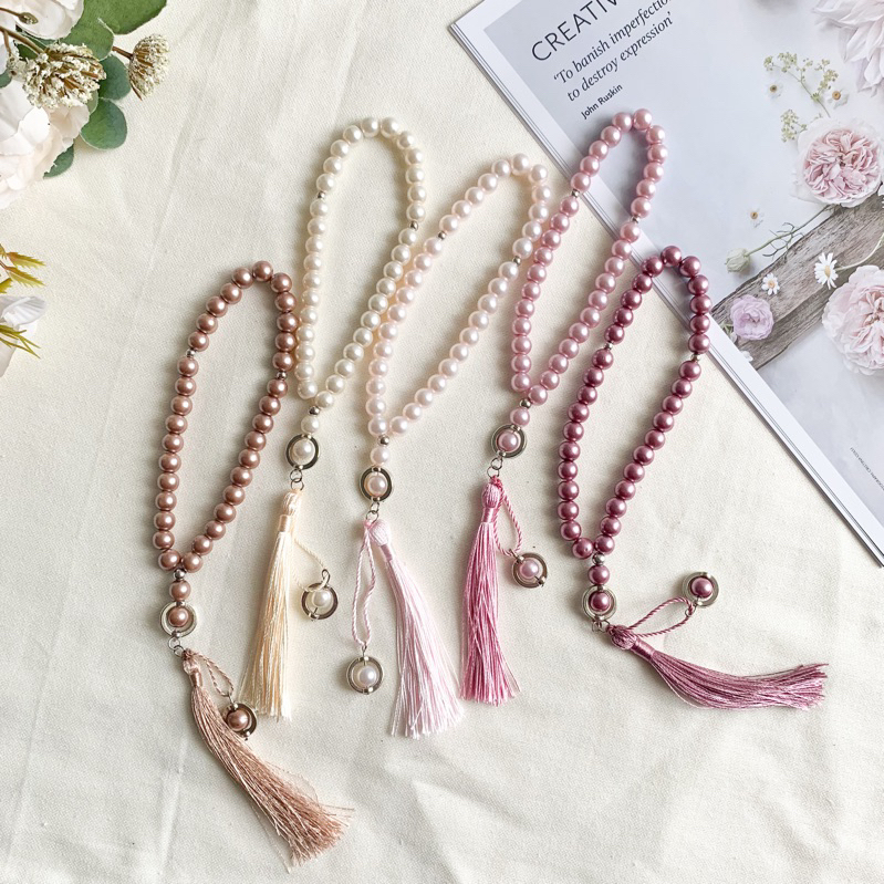 Tasbih Mutiara 33 butir cantik