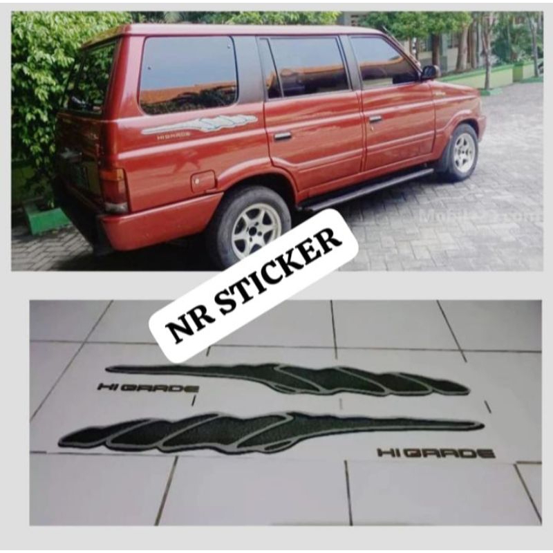 List body stiker Panther Hi Grade 2.5 L tahun 1997-2000/ List body stiker Panther New Hi Grade 2.5 L