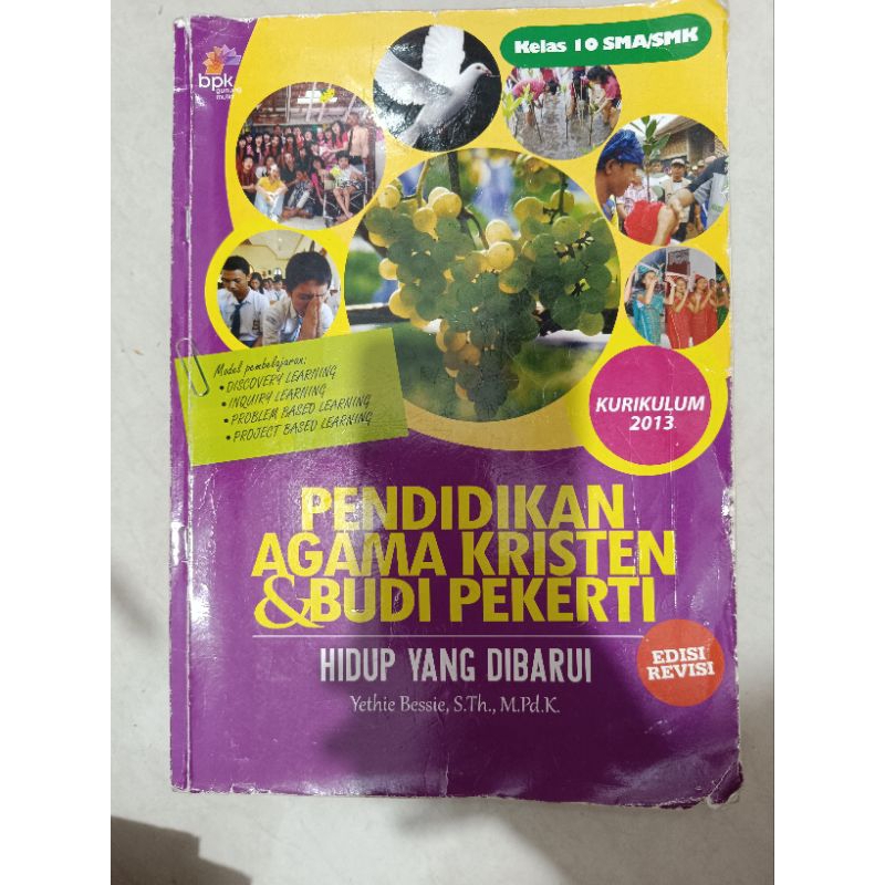 Buku agama kristen kelas X /kelas 10