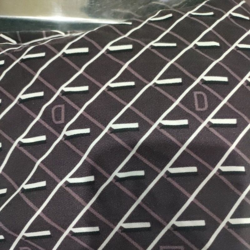 KAIN KILOAN MONALISA MOTIF ABSTRAK SALUR COKLAT UTUH TEBAL JATUH ADEM