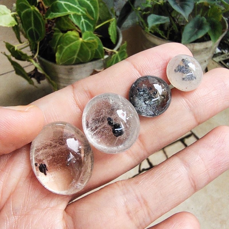 Batu Natural Kecubung Air Platina - Kecubung Air Antik Unik Platinum