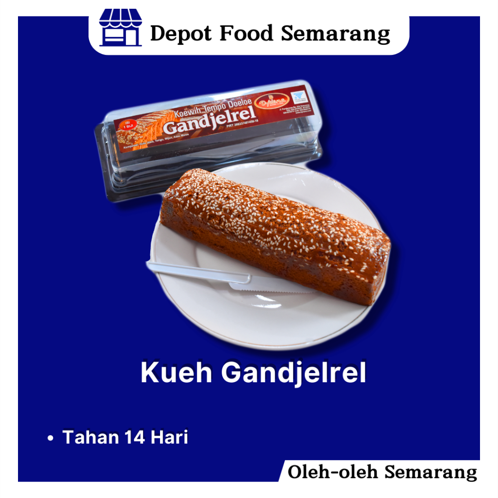 

oleh-oleh semarang terlaris Kueh Gandjelrel