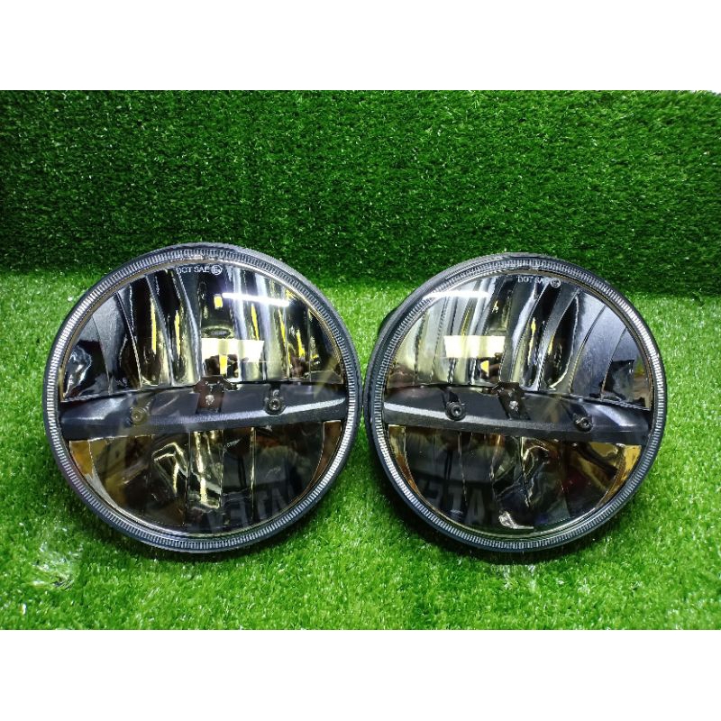 Headlamp Trucklite LED 7" inch Mobil Jimny Katana Hardtop Rubicon + Bracket Headlamp 7" inch