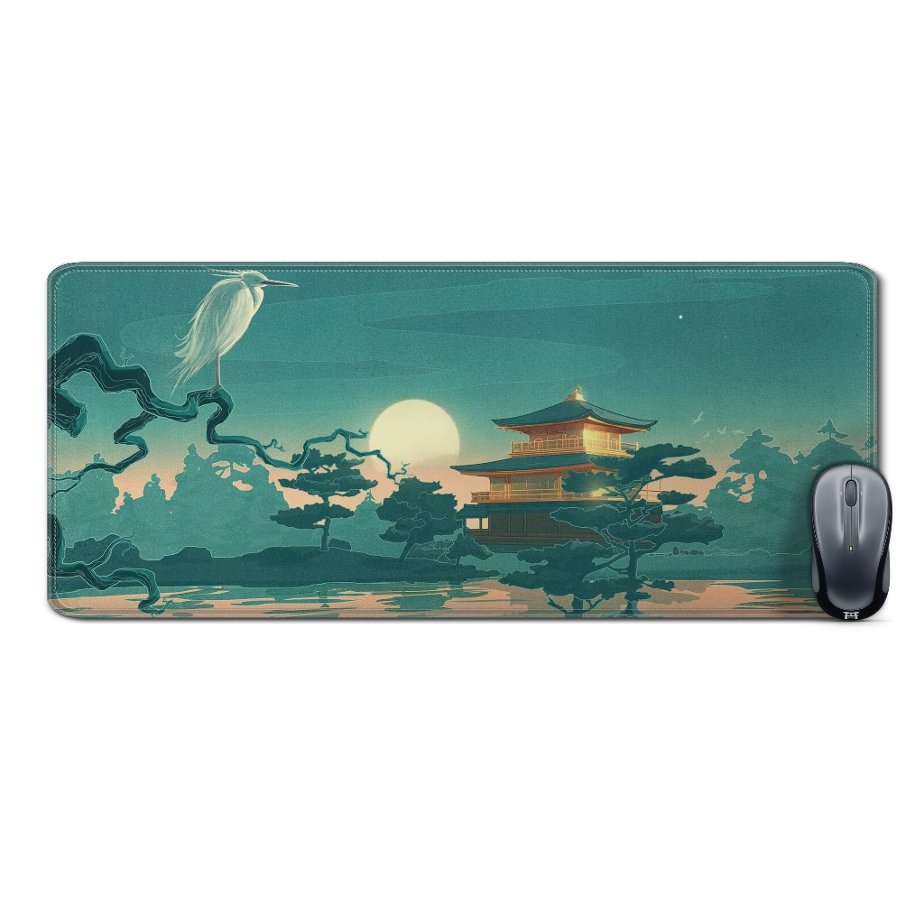 Deskmat mousepad extendedJAPAN NATURE BLUE-JAPAN ARTmaterial Rubber