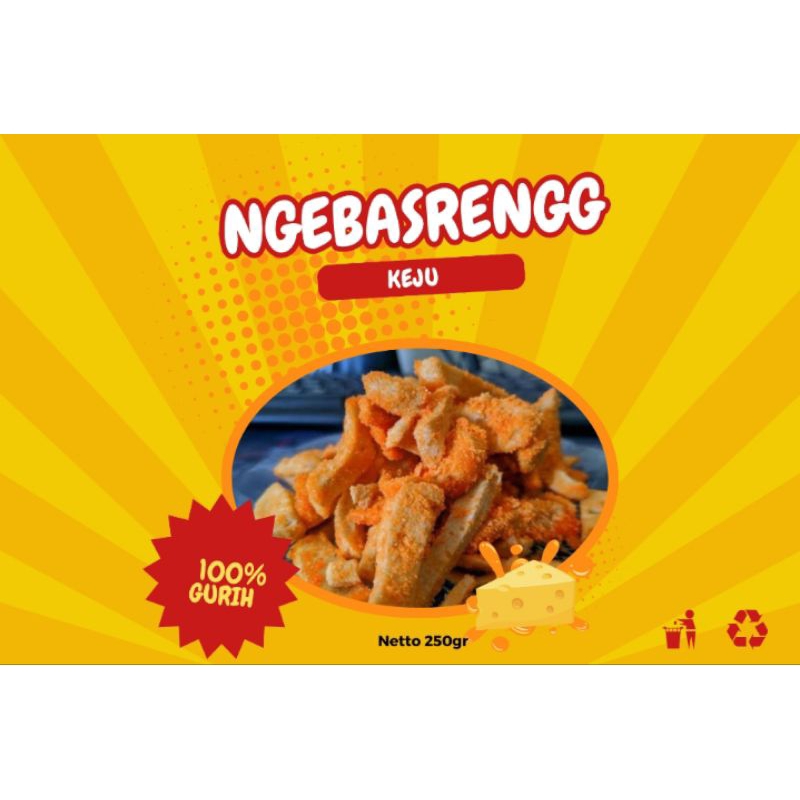 

Keripik Basreng Keju 250gr