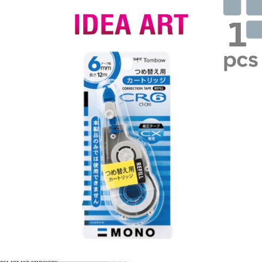 

Refill Tipex Kes Correction Tape Tombow Mono CX6 CR6 6mm x 12m
