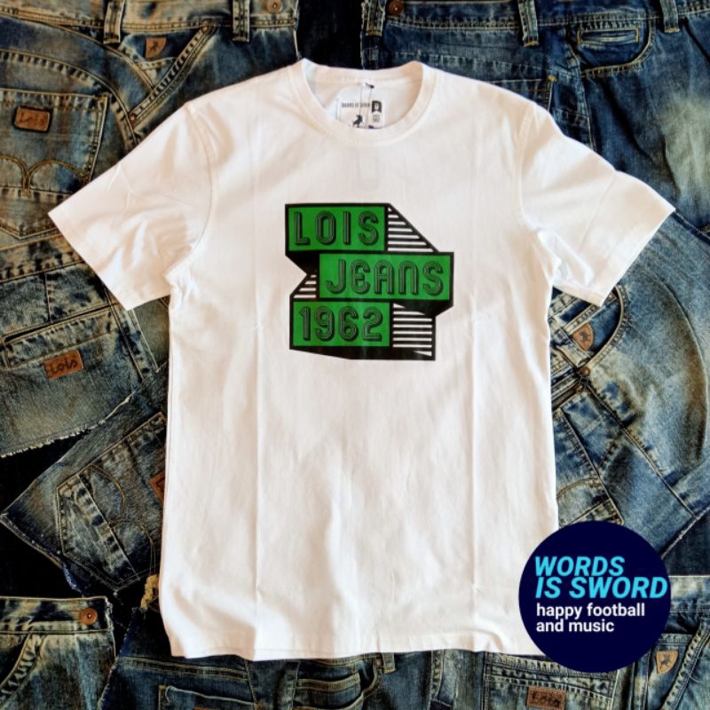 LOIS JEANS TSHIRT PUTIH - KSL2301 -