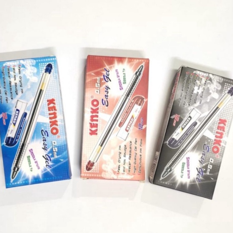 

Pulpen Kenko Easy Gel 5mm 1pak12pcs