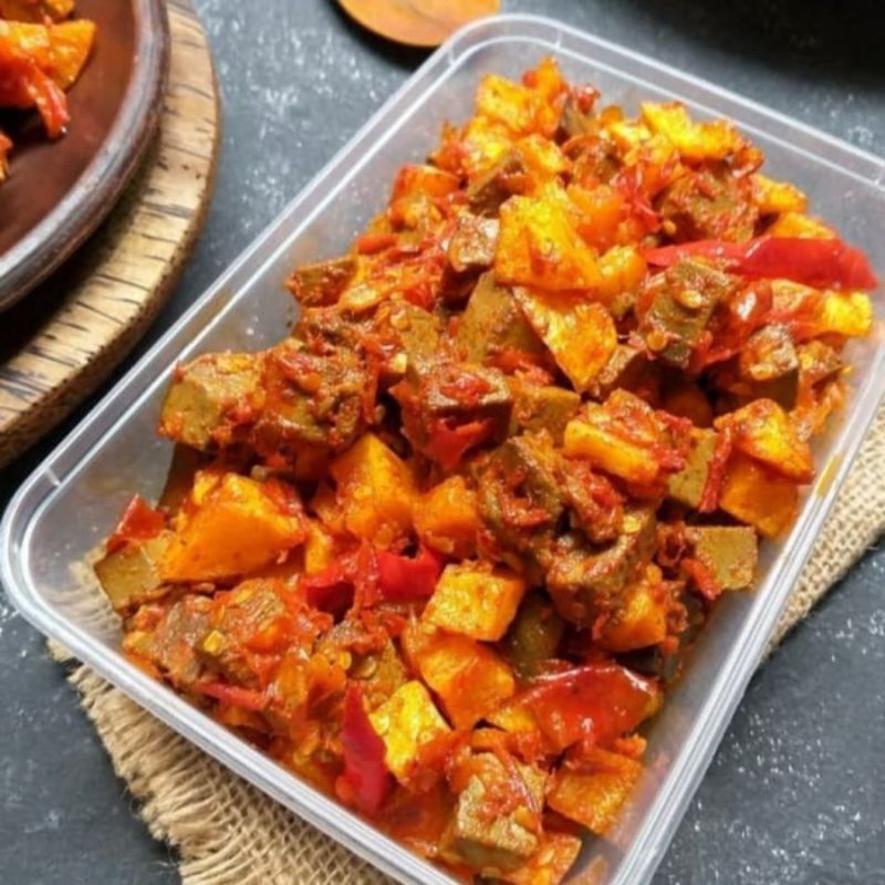 

Sambel Goreng Kentang Ati Sapi 400gr