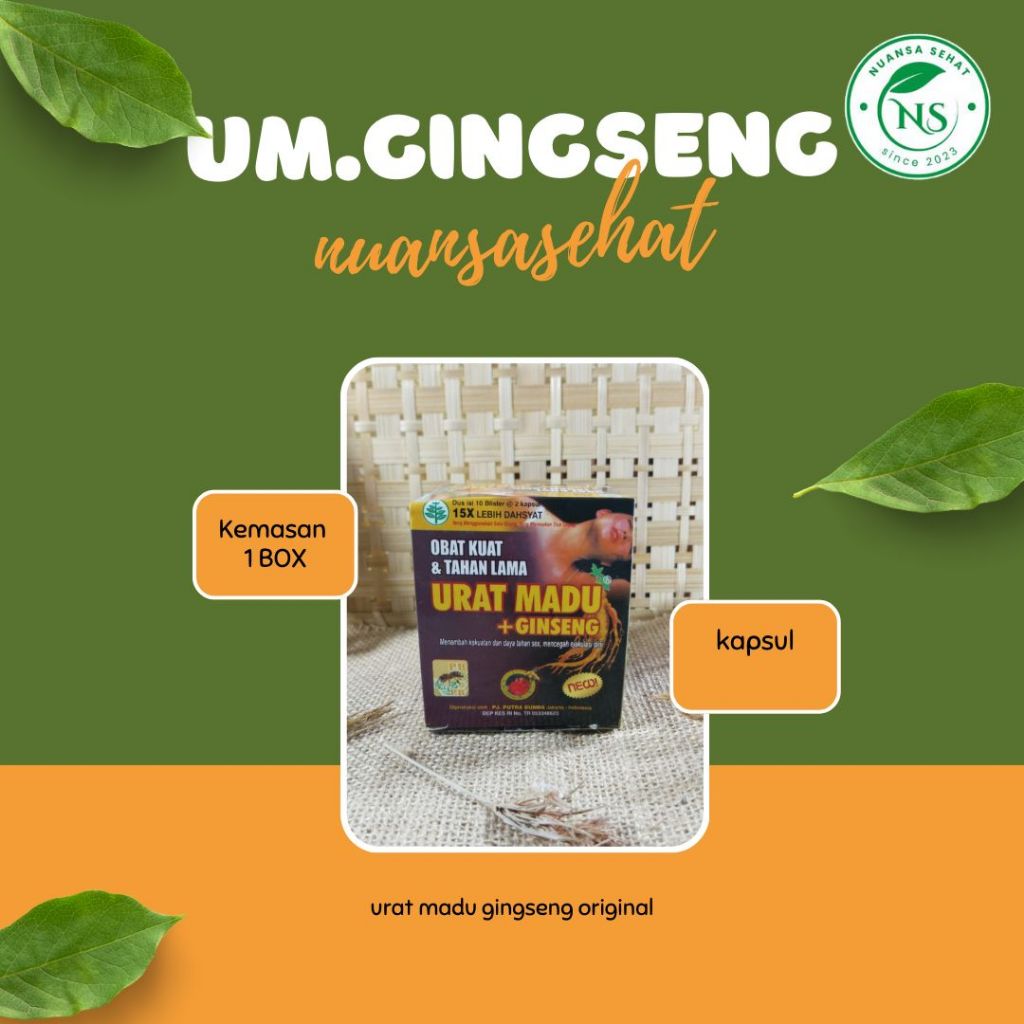 

U-MADU GINGSENG KESEHATAN PRIA