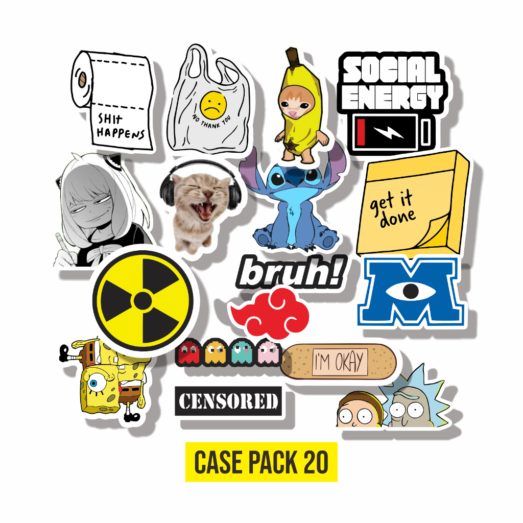 

Mini Sticker Pack TUMBLR CASE AESTHETIC HP 20