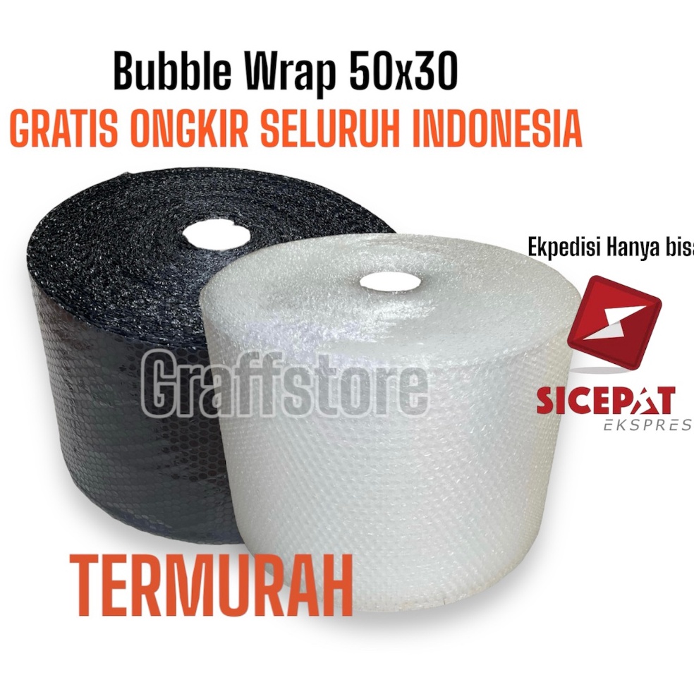 

Terkini Grosir Bubble wrap 5 m x 3 cm Free Ongkir Murah