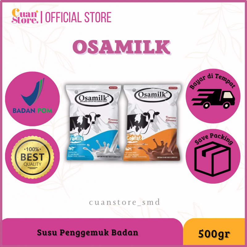 

❤️CUAN STORE❤️ Susu Osamilk 500 gr Susu Penggemuk Badan