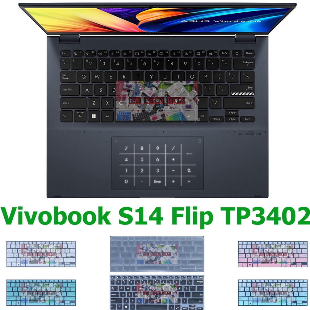 TERBATAS Keyboard Protector Asus Vivobook S 14 S14 TP342 Flip OLED