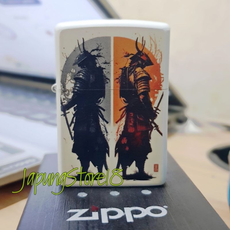 Korek api zippo gambar Samurai jepang keren Korek api custom korek jadul zippo custom foto