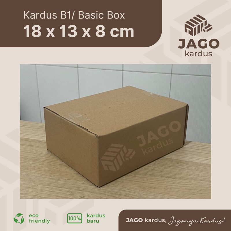 

Kardus Box Baru Polos Uk 18x13x8 cm