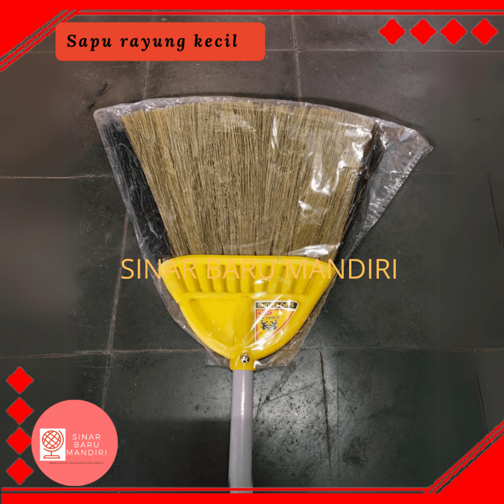 Sapu rayung cap 2 macan / sapu / sapu lantai macan