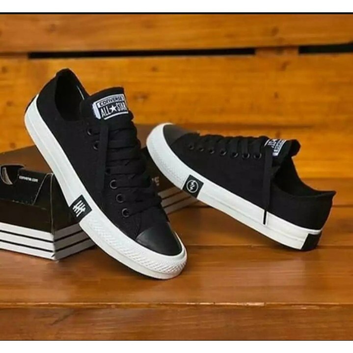 Sepatu Converse1995 CT Flash Petir / Sepatu Sekolah Anak SMP SMA Hitam Putih