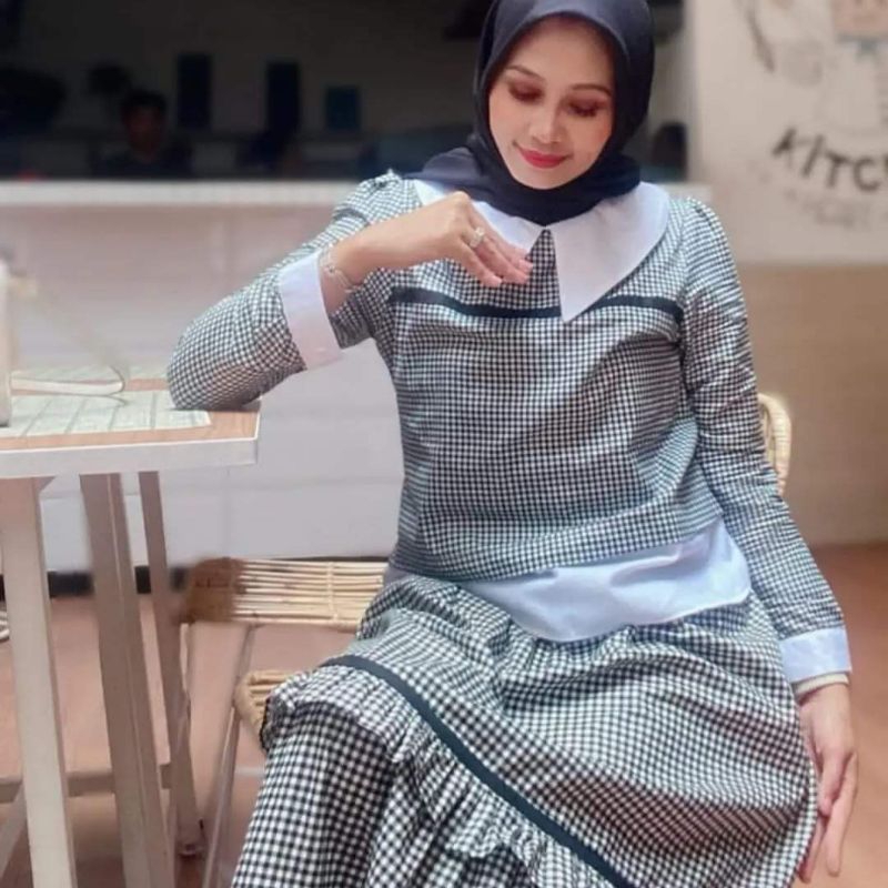 HamHan One Set Kotak • One Set Kotak | baju wanita terbaru | baju wanita | kemeja wanita | blouse wa