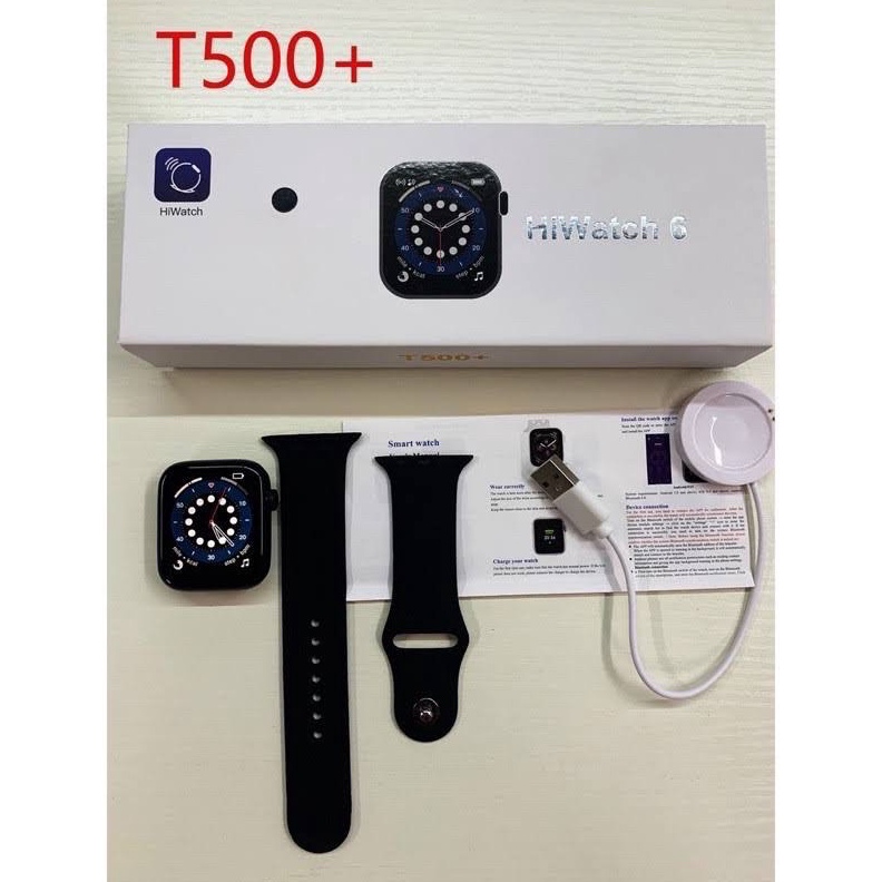 EKSKLUSIF COD BISA Jam Tangan SMARTWATCH T5 PLUS Series 6 Terbaru Smartwatch T55PRO Box Original Hiw