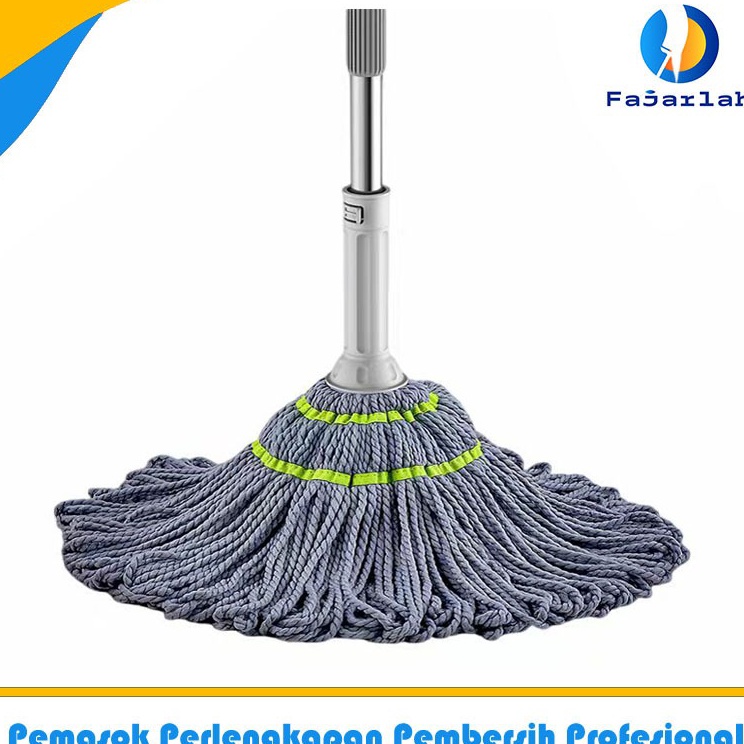 Ultra Praktis Twist Mop 1set alat kain lap pel lantai peras yang praktis untuk membersihkan lantai
