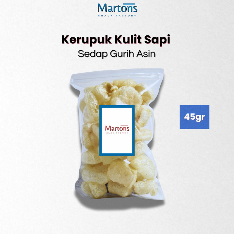 

Martons Snack Kerupuk Kulit Sapi Rambak Dorokdok 45gr