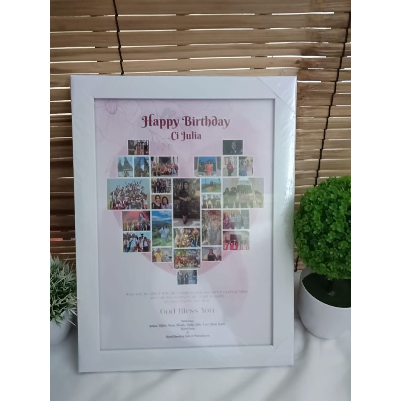 Photo Mozaic | Mozaic Love | Mosaik Foto | Hadiah Ulang Tahun | Hadiah Perpisahan | Souvenir Perpisa