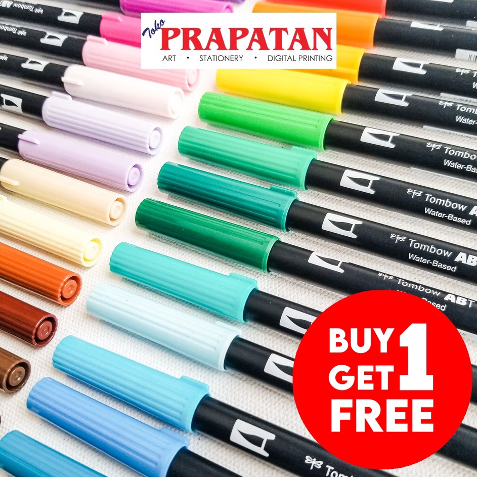 

Dijual Murah Tombow Dual Brush Pen ABT WaterBased BUY 1 GET 1 Spidol Warna PART 1