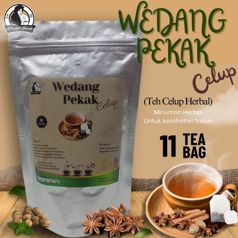 

Wedang Pekak Celup kemasan 11 Teabag