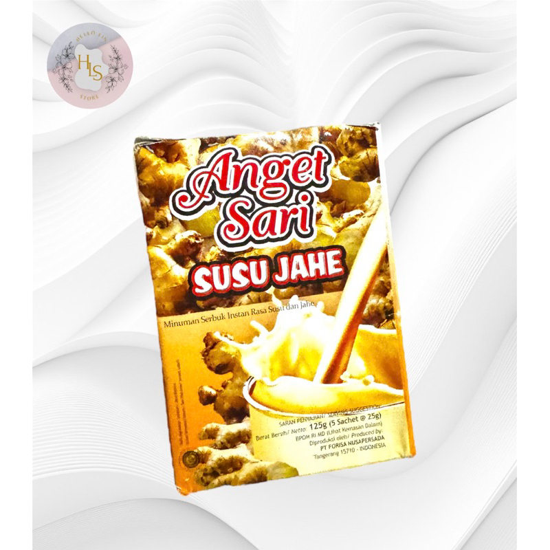 

Anget Sari Minuman Serbuk Susu Jahe 5 x 28 g