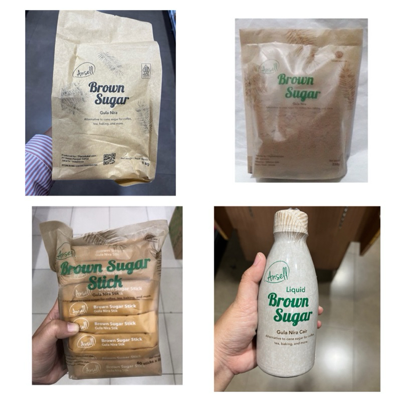 

ANSELL BROWN SUGAR STICK / GULA NIRA / GULA MERAH 60 STICKS @ 8 GR