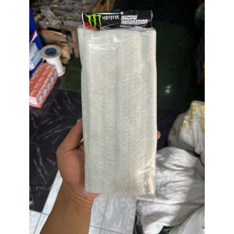 GLASSWOOL MONSTER Glaswol Knalpot Racing Anti Bakar Gasbul Knalpot Racing Glasswool Knalpot Anti Bak