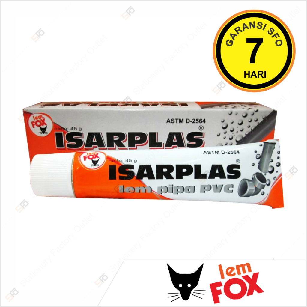 

Lem Fox PVC Isarplas 40gr - SFO Semarang Official