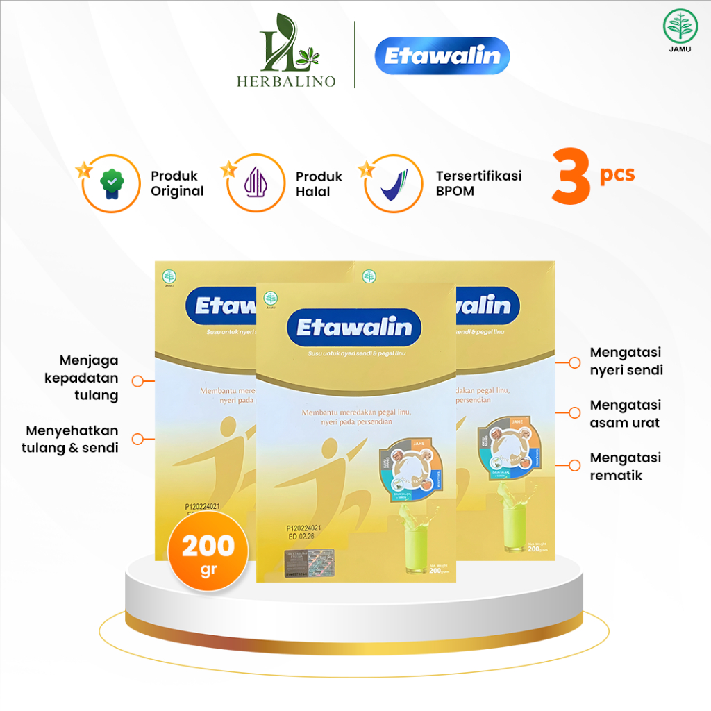 

Etawalin Susu Kambing Etawa Herbal Goat Milk 3 Box Mengatasi Masalah Sendi Dan Tulang Bpom
