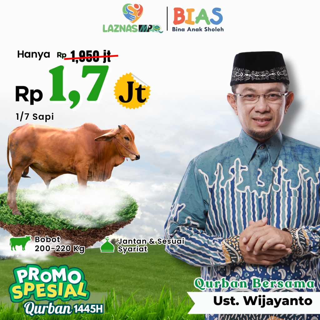 

Qurban Online Kambing Murah, Full Berkah Bersama Ustadz Wijayanto