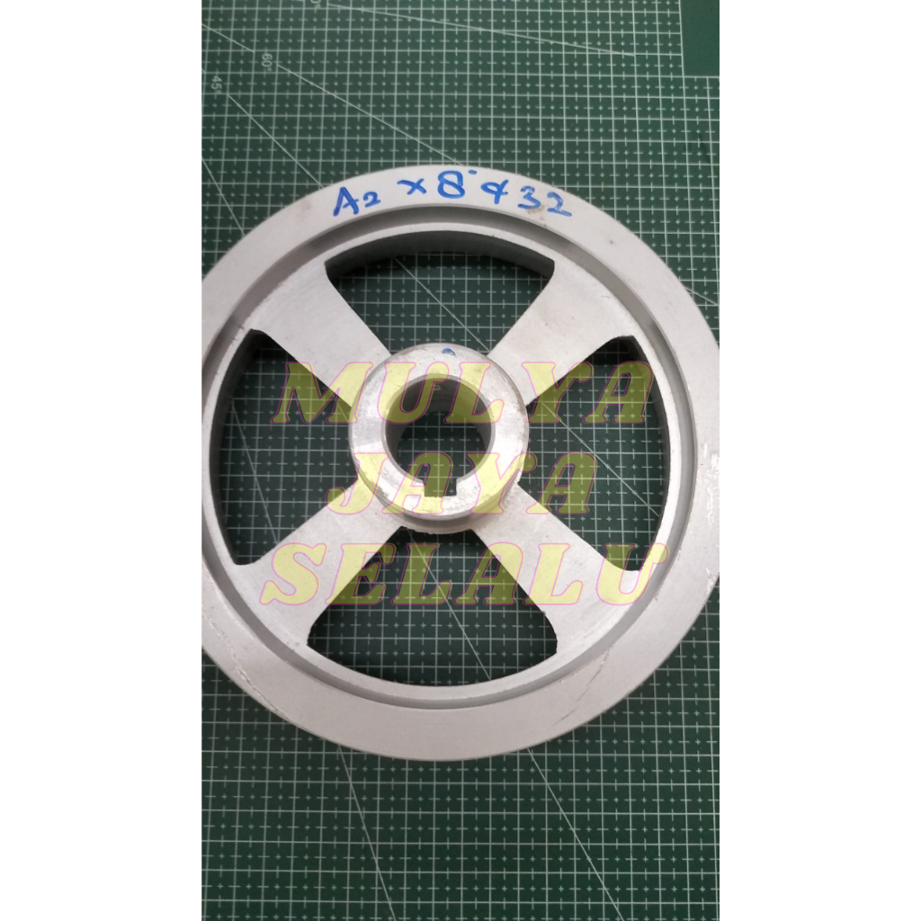 PULLEY A 2 X 8 INCHI X AS 13 VARIAN AS 10MM AS 12MM AS 14MM AS 16MM AS 18MM AS 1 INCHI ( 25,4MM ) AS