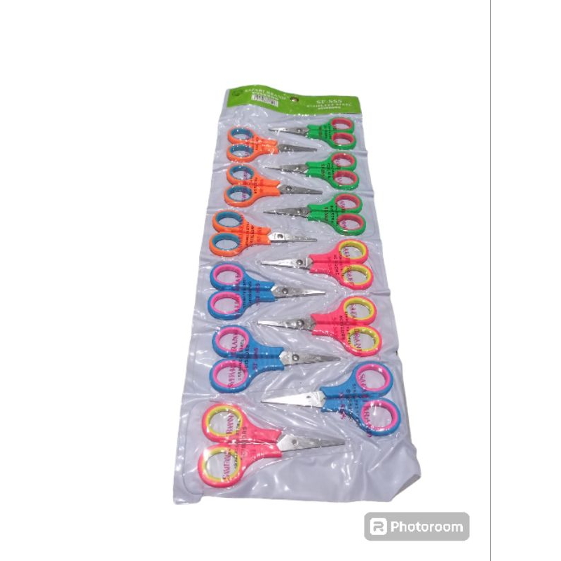

Gunting Sun Shine Kecil Gunting Warna 1Renteng 12pcs