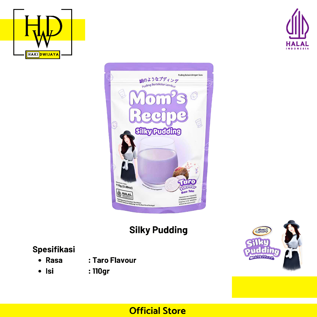 

Silky Pudding Forisa Mom's Recipe 110gr - Taro Flavour