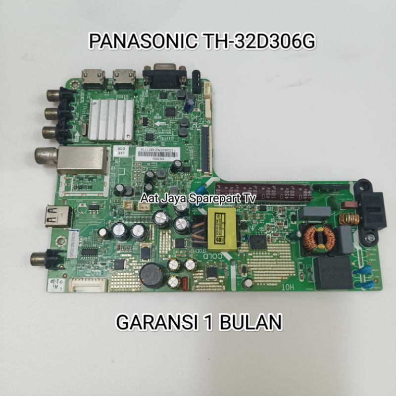 MAINBOARD TV LED PANASONIC TH-32D306G DIGITAL MB - MOBO - MODUL - MOTHERBOARD - MESIN TV LED PANASON