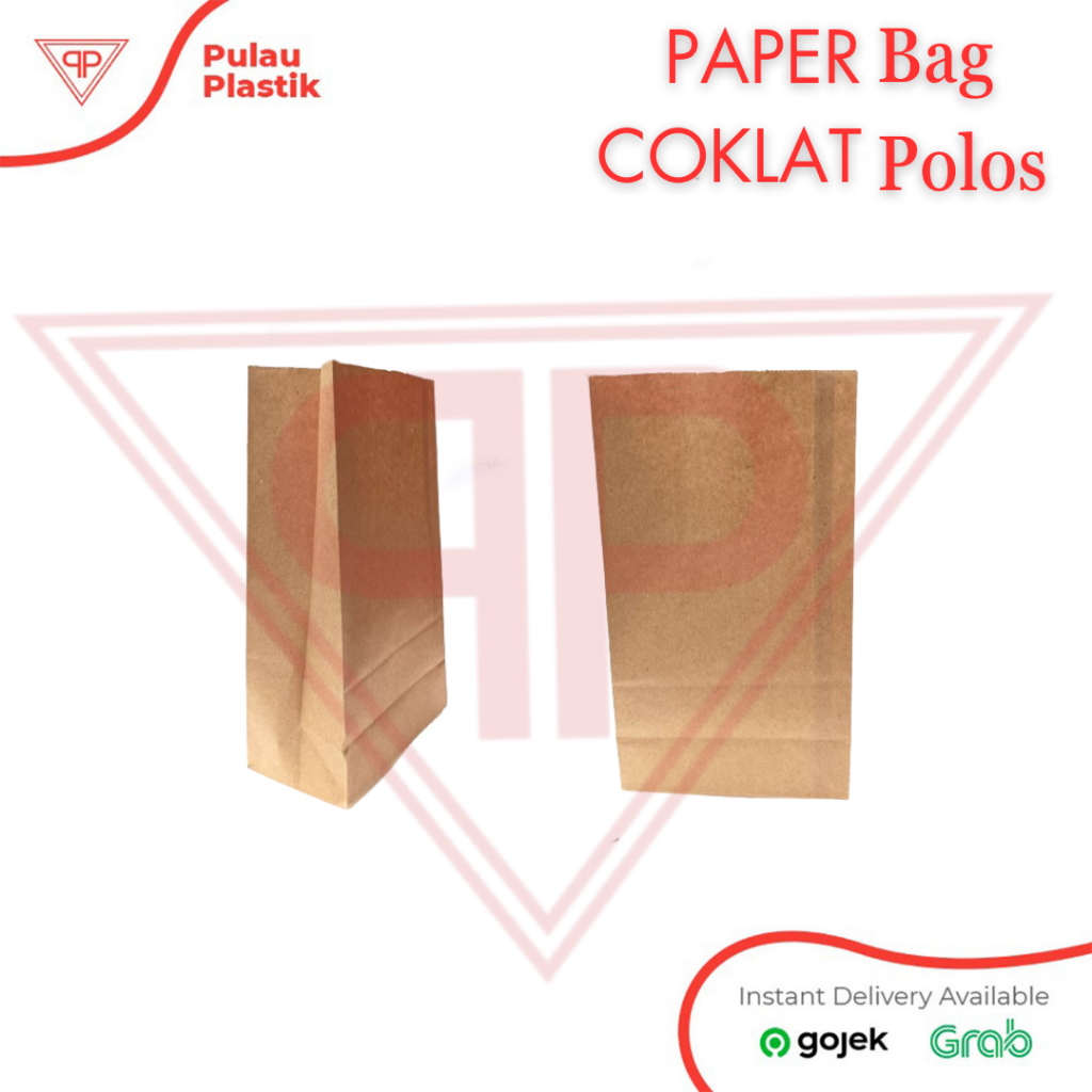 

Paper Bag Kraft 13 x 7.5 x 23.5 / Kantong Kertas Coklat Polos / Isi 100pcs