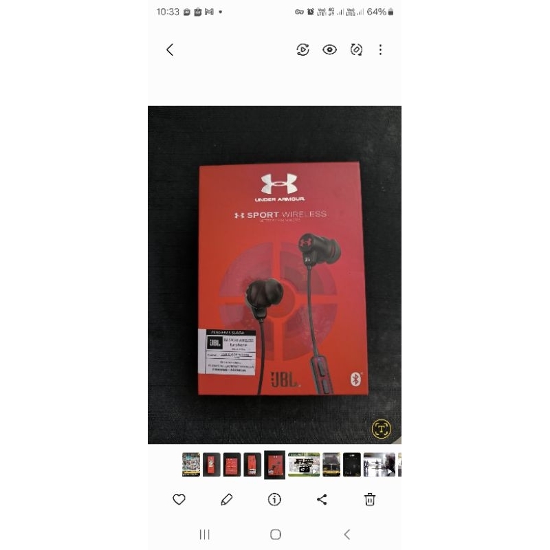 Jbl under armour sport wireless new