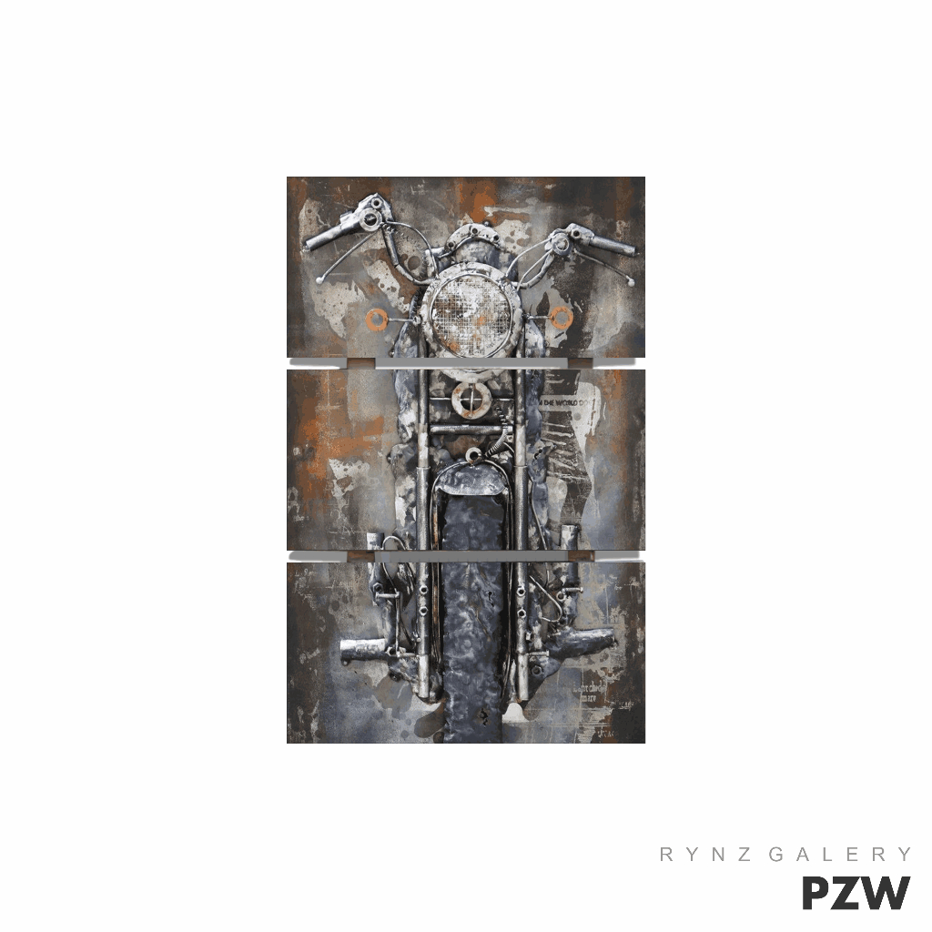 RYNZ GALERY - POSTER MOTOR CB HIASAN DINDING OTOMOTIF PAJANGAN RETRO VINTAGE - PZW