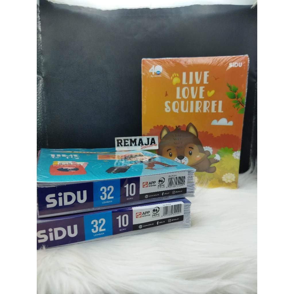 

Buku Tulis SIDU 32 per pack isi 10 BUKU