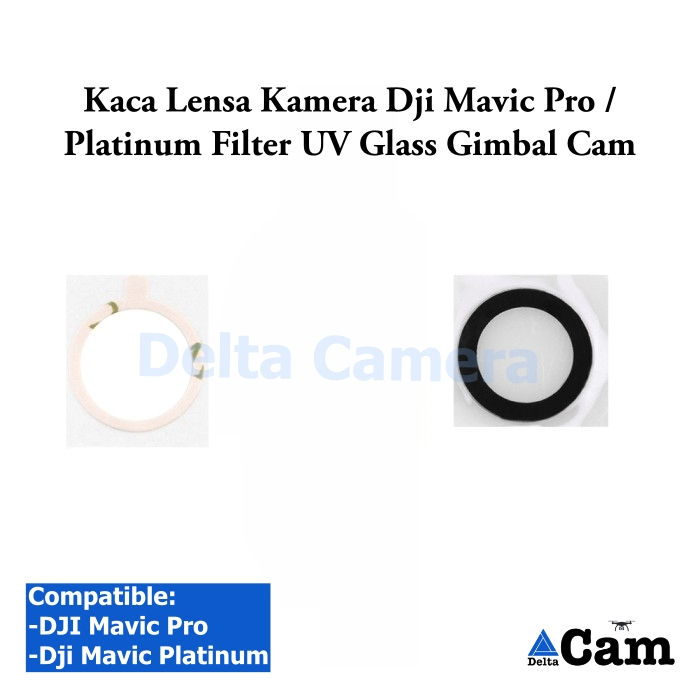 Kaca Lensa Kamera Dji Mavic Pro / Platinum Filter UV Glass Gimbal Cam