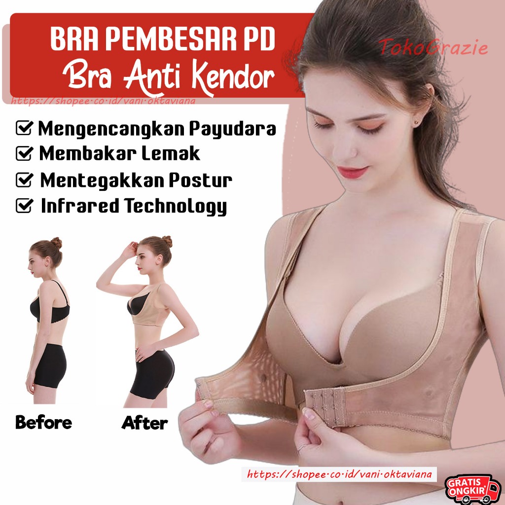 Bra Pengencang Payudara | Bra Pembesar Payudara | Penegak Badan | Push up Bra | Bra Penekan Lemak | 