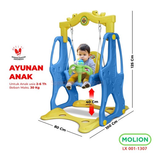 Ayunan Anak Mainan Playground - Ayunan Molion M-1307