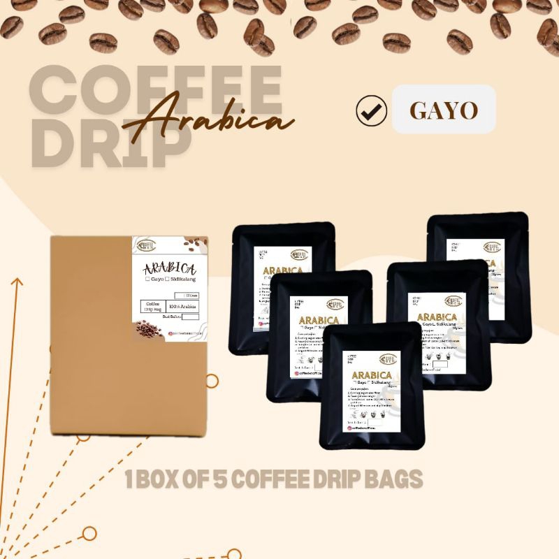 

CoffeeBen Coffee Drip Bag Arabica Gayo Kopi Filter Bubuk